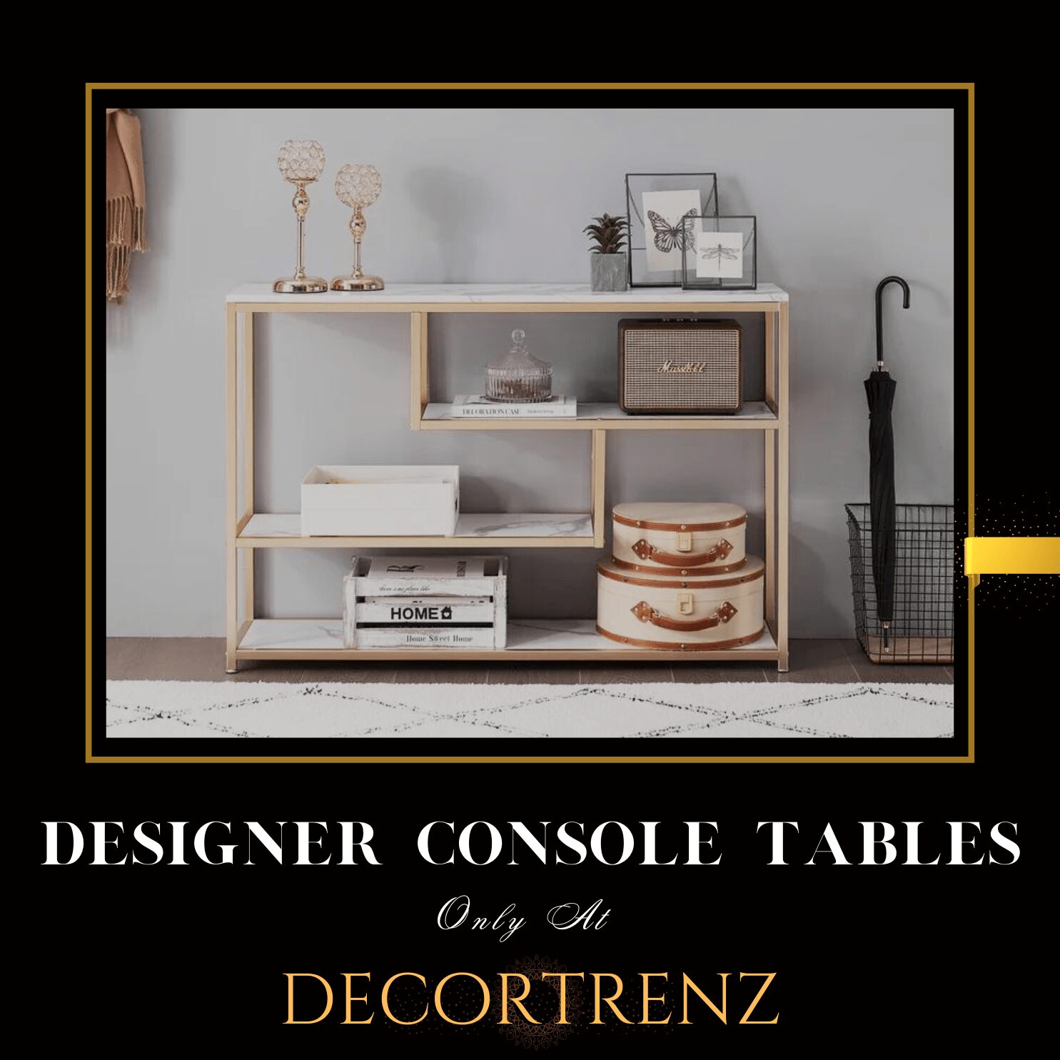 designer console table