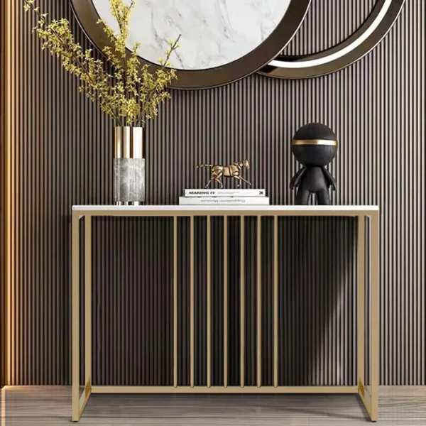 Odine Gold Console Table