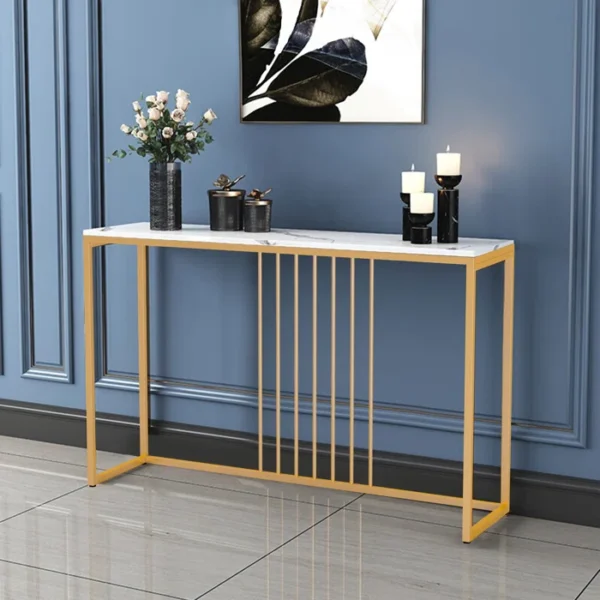 Odine Gold Console Table