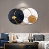 Black And White Metallic Plates Wall Art
