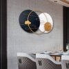 Black And White Metallic Plates Wall Art
