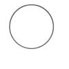 20″ Black Round Mirror
