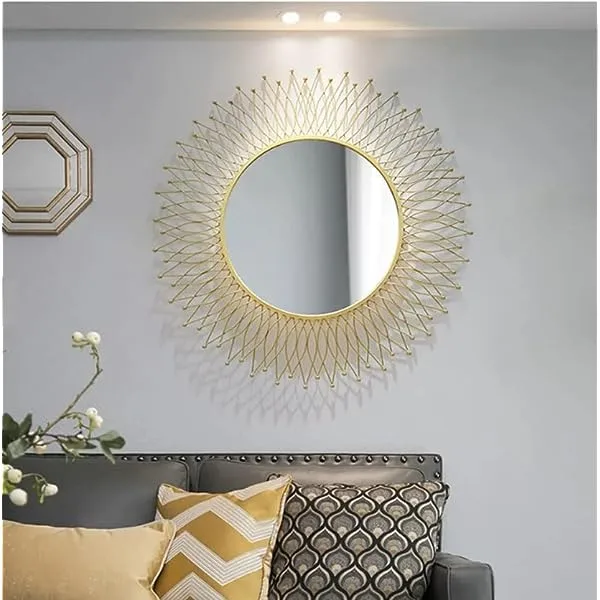 golden egg accent mirror