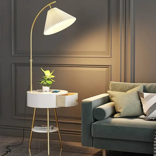 Floor Lamps with Shelves